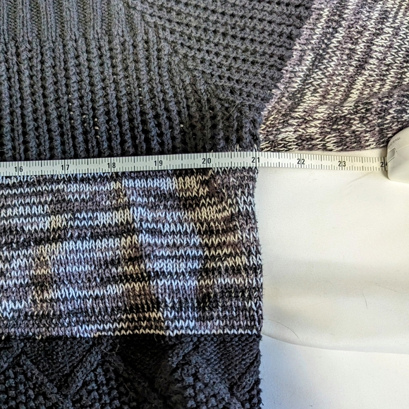 RVCA Knit Black & Heather Grey Cardigan | Autumn Cardi | Fall Vibes | Small - Picture 9 of 11